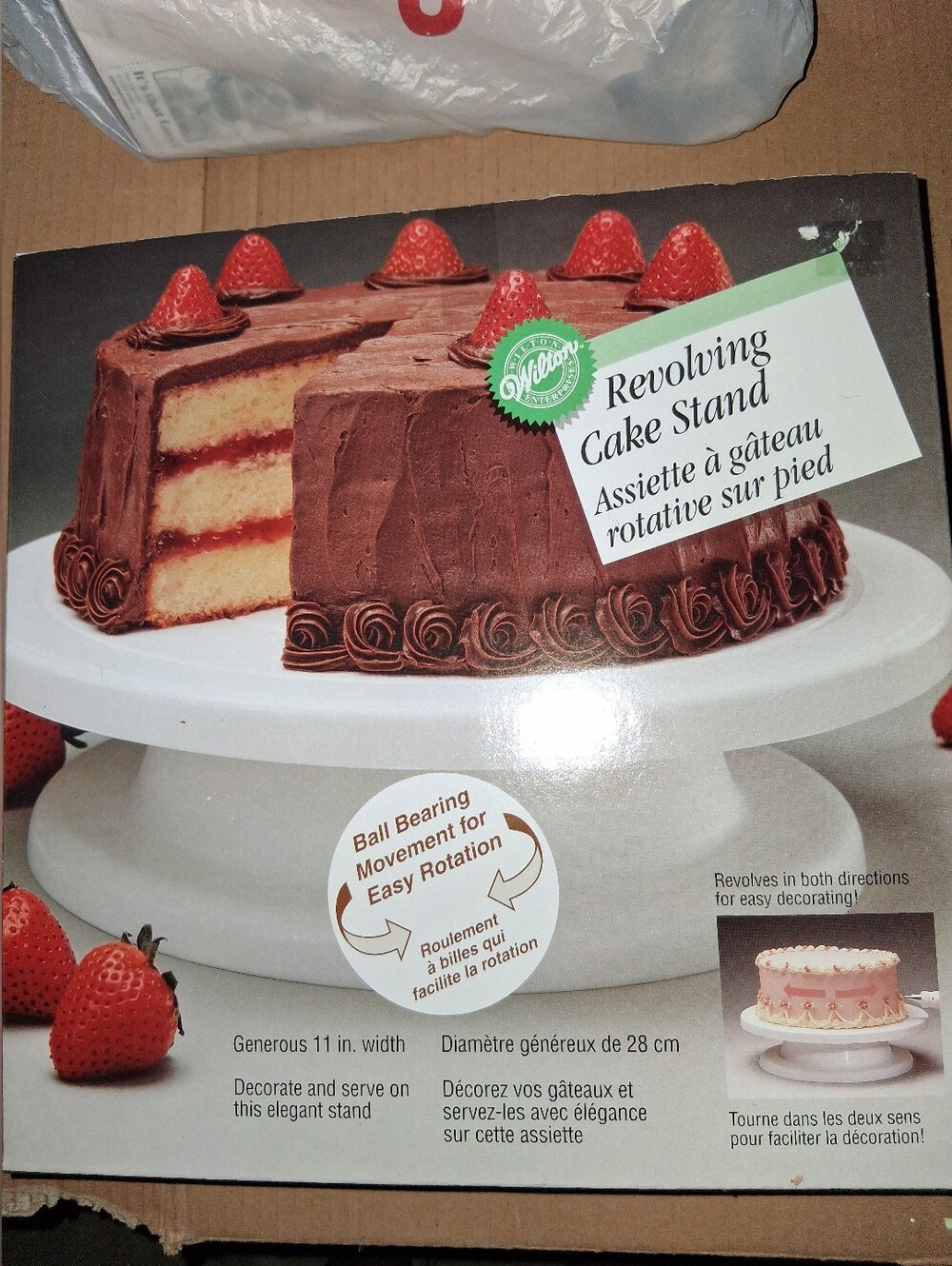 Wilton Revolving Cake Stand - White